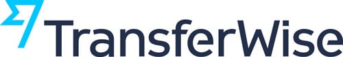 Hier sieht man das Logo von TransferWise dem Service um Geld zu transferieren oder abzuheben.